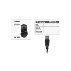 Миша REAL-EL RM-530 Black (EL123200053)