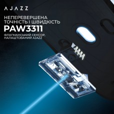 Миша бездротова Ajazz AJ139 V2 White (AJ139-V2-MC-W)
