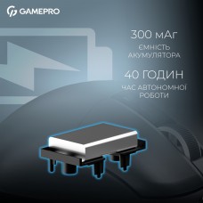 Миша бездротова GamePro Asgard Thor Black (GM023B)