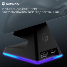 Миша бездротова GamePro Asgard Thor Black (GM023B)