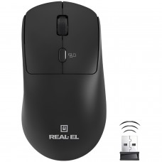 Миша бездротова REAL-EL RM-317W Black (EL123200052)
