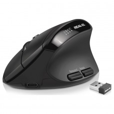 Миша бездротова REAL-EL RM-490W Black (EL123200058)