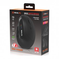Миша бездротова REAL-EL RM-490W Black (EL123200058)