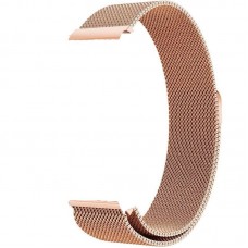Ремінець BeCover Milanese Style для Xiaomi Amazfit Bip (20mm) Lite/Bip S Lite/GTR 42mm/GTS/TicWatch S2/TicWatch E/GTS 3/GTS 2 mini Rose Gold (707684)