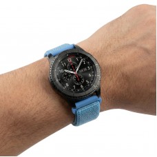 Ремінець BeCover Nylon Style для Huawei Watch GT/GT 2 46mm/GT 2 Pro/GT Active/Honor Watch Magic 1/2/GS Pro/Dream Aqua Blue (715002)