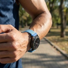 Ремінець BeCover Nylon Style для Huawei Watch GT/GT 2 46mm/GT 2 Pro/GT Active/Honor Watch Magic 1/2/GS Pro/Dream Aqua Blue (715002)