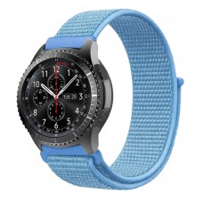 Ремінець BeCover Nylon Style для Samsung Galaxy Watch 46mm/Watch 3 45mm/Gear S3 Classic/Gear S3 Frontier Aqua Blue (715001)