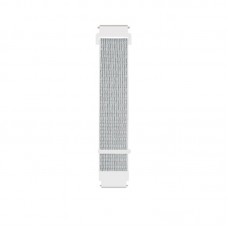 Ремінець BeCover Nylon Style для Xiaomi iMi KW66/Mi Watch Color/Haylou LS01/Watch S1 Active White (705886)