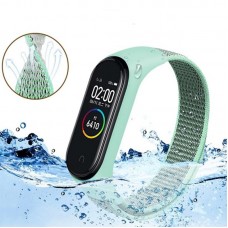 Ремінець BeCover Nylon Style для Xiaomi Mi Smart Band 7 Lime-Gray (707664)