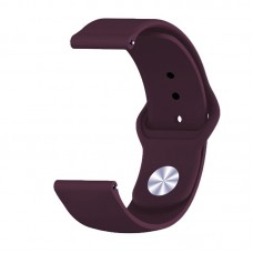 Силіконовий ремінець BeCover для Samsung Galaxy Watch 46mm/Watch 3 45mm/Gear S3 Classic/Gear S3 Frontier Purple-Wine (706318)