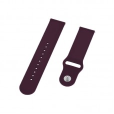 Силіконовий ремінець BeCover для Samsung Galaxy Watch 46mm/Watch 3 45mm/Gear S3 Classic/Gear S3 Frontier Purple-Wine (706318)