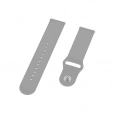 Силіконовий ремінець BeCover для Xiaomi iMi KW66/Mi Watch Color/Haylou LS01/Watch S1 Active Gray (706360)