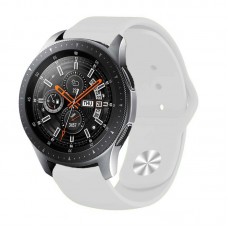 Силіконовий ремінець BeCover для Xiaomi iMi KW66/Mi Watch Color/Haylou LS01/Watch S1 Active White (706357)
