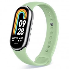 Силіконовий ремінець BeCover для Xiaomi Mi Smart Band 8 Light Green (709404)