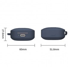 Чохол для навушників BeCover Silicon для Xiaomi Redmi Buds 6 Active Deep Blue (712013)