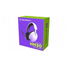 Bluetooth-гарнiтура Hator Hellyberry HH30 Pro Wireless White/Violet (HH30_PRO_wireless_WV) Bluetooth-гарнiтура Hator Hellyberry HH30 Pro Wireless White/Violet (HH30_PRO_wireless_WV)