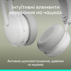 Bluetooth-гарнітура Logitech Zone Wireless 2 ES Off-White (981-001508) Bluetooth-гарнітура Logitech Zone Wireless 2 ES Off-White (981-001508)