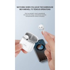 Bluetooth-гарнітура Remax TWS-10i White (6972174153445) (TWS-10i)