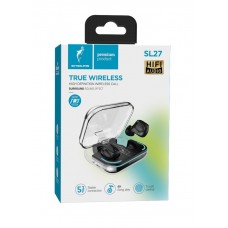Bluetooth-гарнітура SkyDolphin TWS SL27 Black (SDBTE-000192) Bluetooth-гарнітура SkyDolphin TWS SL27 Black (SDBTE-000192)