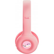 Bluetooth-гарнітура Trust On-ear Nouna Kids, Wireless Pink (25274) (25274_TRUST)