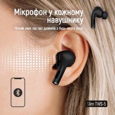 Bluetooth-гарнітура СolorWay Slim TWS-5 Earbuds Black (CW-TWS5BK) Bluetooth-гарнітура СolorWay Slim TWS-5 Earbuds Black (CW-TWS5BK)