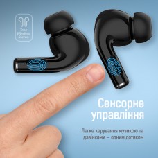Bluetooth-гарнітура СolorWay Slim TWS-5 Earbuds Black (CW-TWS5BK) Bluetooth-гарнітура СolorWay Slim TWS-5 Earbuds Black (CW-TWS5BK)