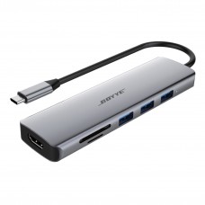 USB-хаб Boyye UC-602 USB Type-C 6-в-1 (UC-602)