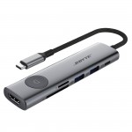 USB-хаб Boyye UC-721 USB Type-C 7-в-1 (UC-721)