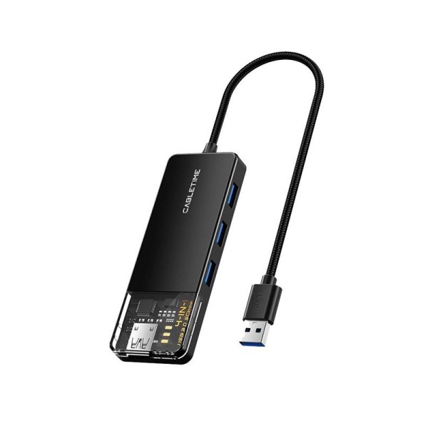 USB-хаб Cabletime CB02B 4 ports (CB02B)