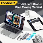 USB-хаб Essager 8 in 1 USB-C Hub with 10Gbps M.2 NVMe SSD Enclosure (EHB08-QK0G-Z) USB-хаб Essager 8 in 1 USB-C Hub with 10Gbps M.2 NVMe SSD Enclosure (EHB08-QK0G-Z)