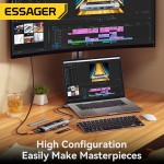 USB-хаб Essager 8 in 1 USB-C Hub with 10Gbps M.2 NVMe SSD Enclosure (EHB08-QK0G-Z) USB-хаб Essager 8 in 1 USB-C Hub with 10Gbps M.2 NVMe SSD Enclosure (EHB08-QK0G-Z)