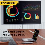 USB-хаб Essager 8 in 1 USB-C Hub with 10Gbps M.2 NVMe SSD Enclosure (EHB08-QK0G-Z) USB-хаб Essager 8 in 1 USB-C Hub with 10Gbps M.2 NVMe SSD Enclosure (EHB08-QK0G-Z)