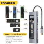 USB-хаб Essager 8 in 1 USB-C Hub with 10Gbps M.2 NVMe SSD Enclosure (EHB08-QK0G-Z) USB-хаб Essager 8 in 1 USB-C Hub with 10Gbps M.2 NVMe SSD Enclosure (EHB08-QK0G-Z)