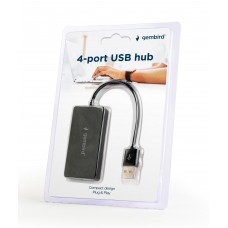 USB-хаб Gembird 4 ports Black (UHB-U2P4-04)