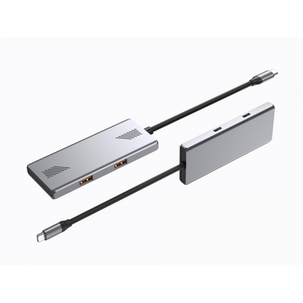 USB-хаб Gembird USB Type-C 4-в-1 (UHB-CM-U310-A2C2-01)