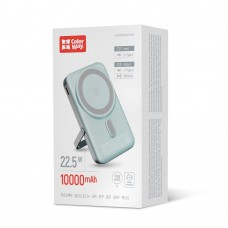 Універсальна мобільна батарея ColorWay 15W MagSafe Watch Wireless 10000mAh Aquamarine (CW-PB100LPA2MT-WPDD)