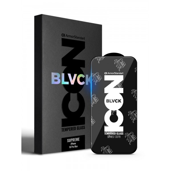 Защитное стекло ArmorStandart Supreme Black Icon для Apple iPhone 18 Pro Max (ARM91940)