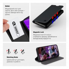 Чохол-книжка ArmorStandart OneFold Case для OPPO Reno16 F 5G Black (ARM92269)