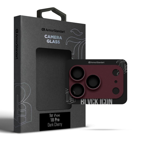 Захисне скло для камери ArmorStandart Supreme Flat BI для iPhone 18 Pro Dark Cherry (ARM92438)