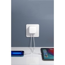 Сетевое зарядное устройство ARS 35W Dual Port 2Type-C White (ARM62028)