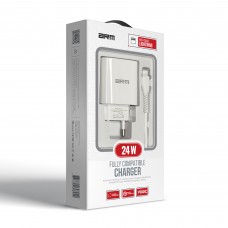 Сетевое зарядное устройство ArmorStandart AR012 1USB 24W 5A + USB-Lightning cable White (ARM69894)