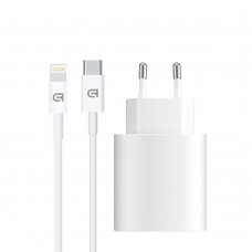 Сетевое зарядное устройство ArmorStandart AMHJ83 20W 1Type-C White + кабель Type-C-Lightning (ARM77724) Сетевое зарядное устройство ArmorStandart AMHJ83 20W 1Type-C White + кабель Type-C-Lightning (ARM77724)