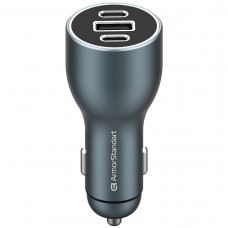 Автомобильное зарядное устройство ArmorStandart Resolute Power ASPP-21 PD 100W 5A 2Type-C 1USB Grey (ARM70026)