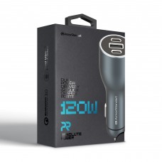 Автомобильное зарядное устройство ArmorStandart Resolute Power ASPP-21 PD 100W 5A 2Type-C 1USB Grey (ARM70026)