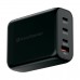 Сетевое зарядное устройство ArmorStandart Resolute Power ARP-131 PD 100W GaN 3Type-C 1USB 5A Black (ARM70024)