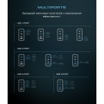 Сетевое зарядное устройство ArmorStandart Resolute Power ARP-131 PD 100W GaN 3Type-C 1USB 5A Black (ARM70024) Сетевое зарядное устройство ArmorStandart Resolute Power ARP-131 PD 100W GaN 3Type-C 1USB 5A Black (ARM70024)