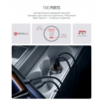 Автомобильное зарядное устройство ArmorStandart AR-C43 1Type-C 1USB PD 30W 3A QC 3.0 Grey + кабель Type-C-Lightning (ARM82462) Автомобильное зарядное устройство ArmorStandart AR-C43 1Type-C 1USB PD 30W 3A QC 3.0 Grey + кабель Type-C-Lightning (ARM82462)