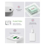 Сетевое зарядное устройство ArmorStandart AR371 30W GaN 1Type-C 1USB 3A White (ARM77549) Сетевое зарядное устройство ArmorStandart AR371 30W GaN 1Type-C 1USB 3A White (ARM77549)