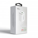 Сетевое зарядное устройство ArmorStandart AR372 45W GaN 1Type-C 1USB 3A White (ARM77550) Сетевое зарядное устройство ArmorStandart AR372 45W GaN 1Type-C 1USB 3A White (ARM77550)