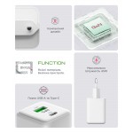 Сетевое зарядное устройство ArmorStandart AR372 45W GaN 1Type-C 1USB 3A White (ARM77550) Сетевое зарядное устройство ArmorStandart AR372 45W GaN 1Type-C 1USB 3A White (ARM77550)